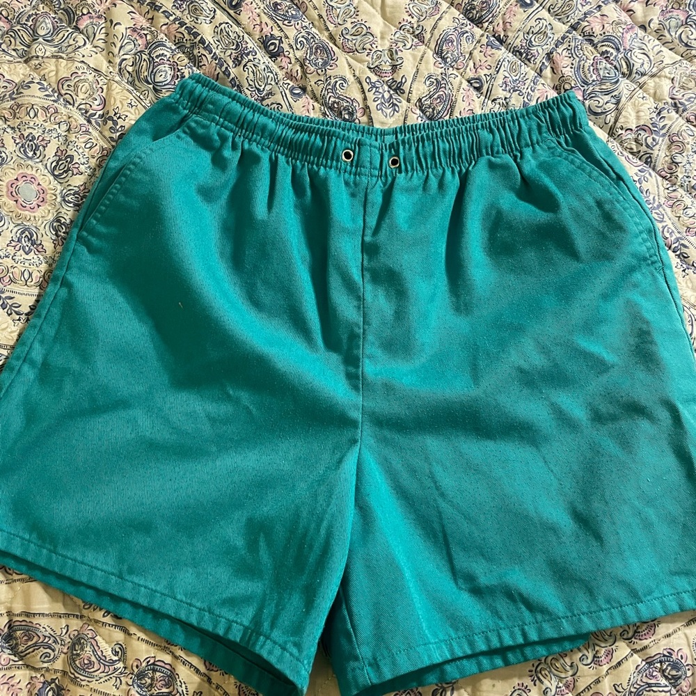 Basic Editions Vintage Turquoise Shorts